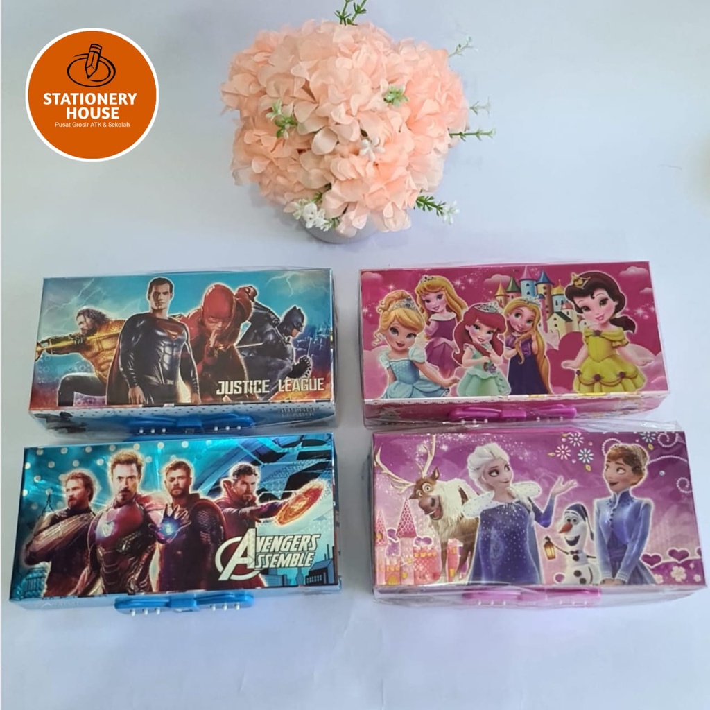 

KOTAK PENSIL KODE / Pencil Case Kode Hologram Karakter / Pencil Case Kunci