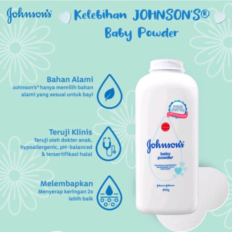 [Before Waxing] Johnson's Baby Powder | Menyerap Keringat 2x Lebih Banyak