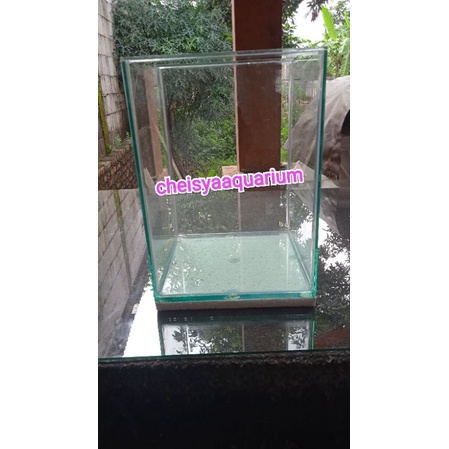 Aquarium kaca aquarium ikan hias ikan louhan 30x30x40