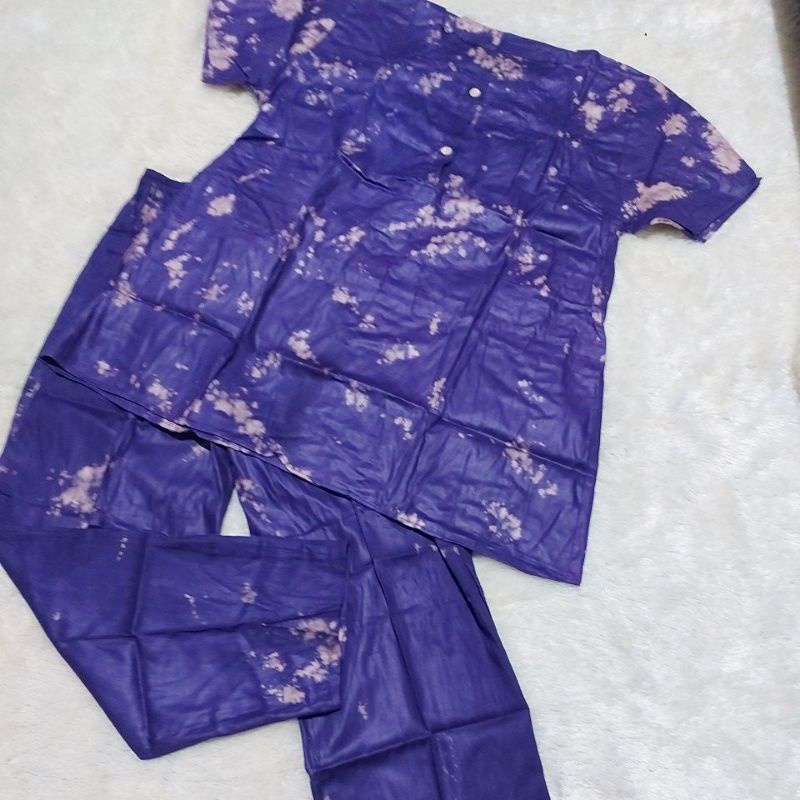 ONE SET PIYAMA CP TIEDYE WANITA / SET PAJAMAS TIE DYE CELANA PANJANG (etalase1)-Motif 13