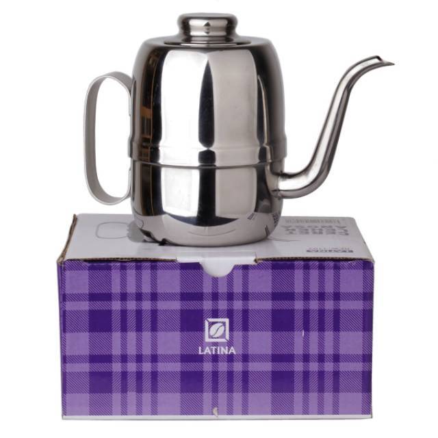 Latina Olive kettle 720ml Ceret Leher Angsa V60 drip