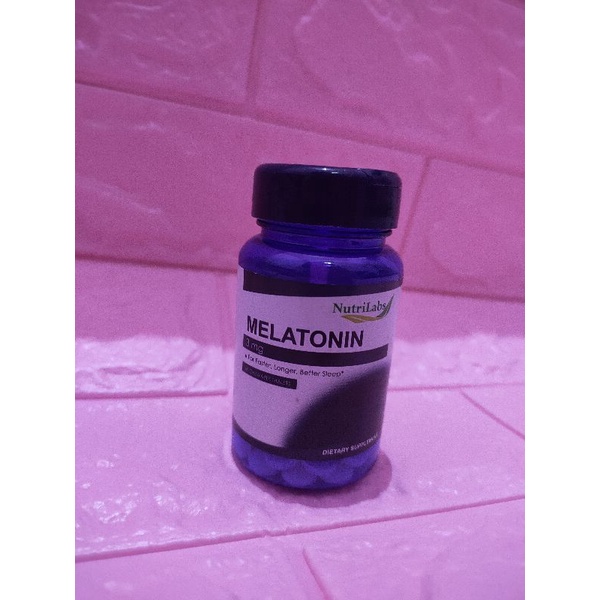 [ECER] Nutrilabs Melatonin 3mg tablet hisab