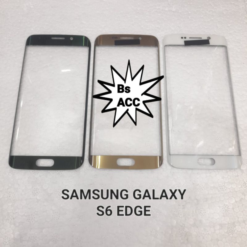 kaca lcd kaca depan layar sentuh Samsung Galaxy s6 edge ORIGINAL