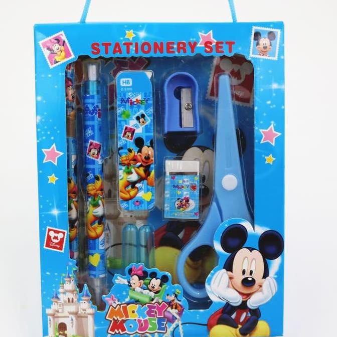 

➼kf Terlaris✪➼ Stationary set goody bag ultah kado natal cars minion mickey mouse10 79 ➼