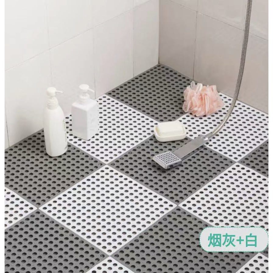 DISKON COD KARPET KAMAR MANDI ANTI SLIP POLKADOT KARPET ANTI LICIN DAPUR MAT NON SLIP Karpet Kamar Mandi Anti licin MURAH