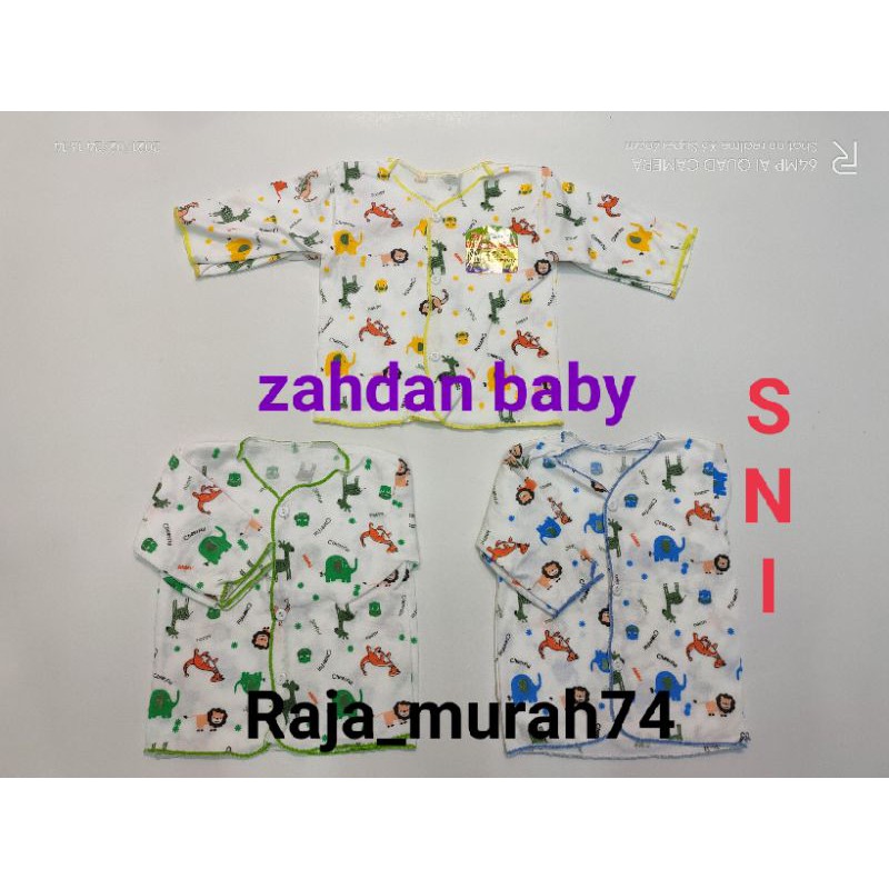 6pcs baju bayi zahdan dabelnit motif animal