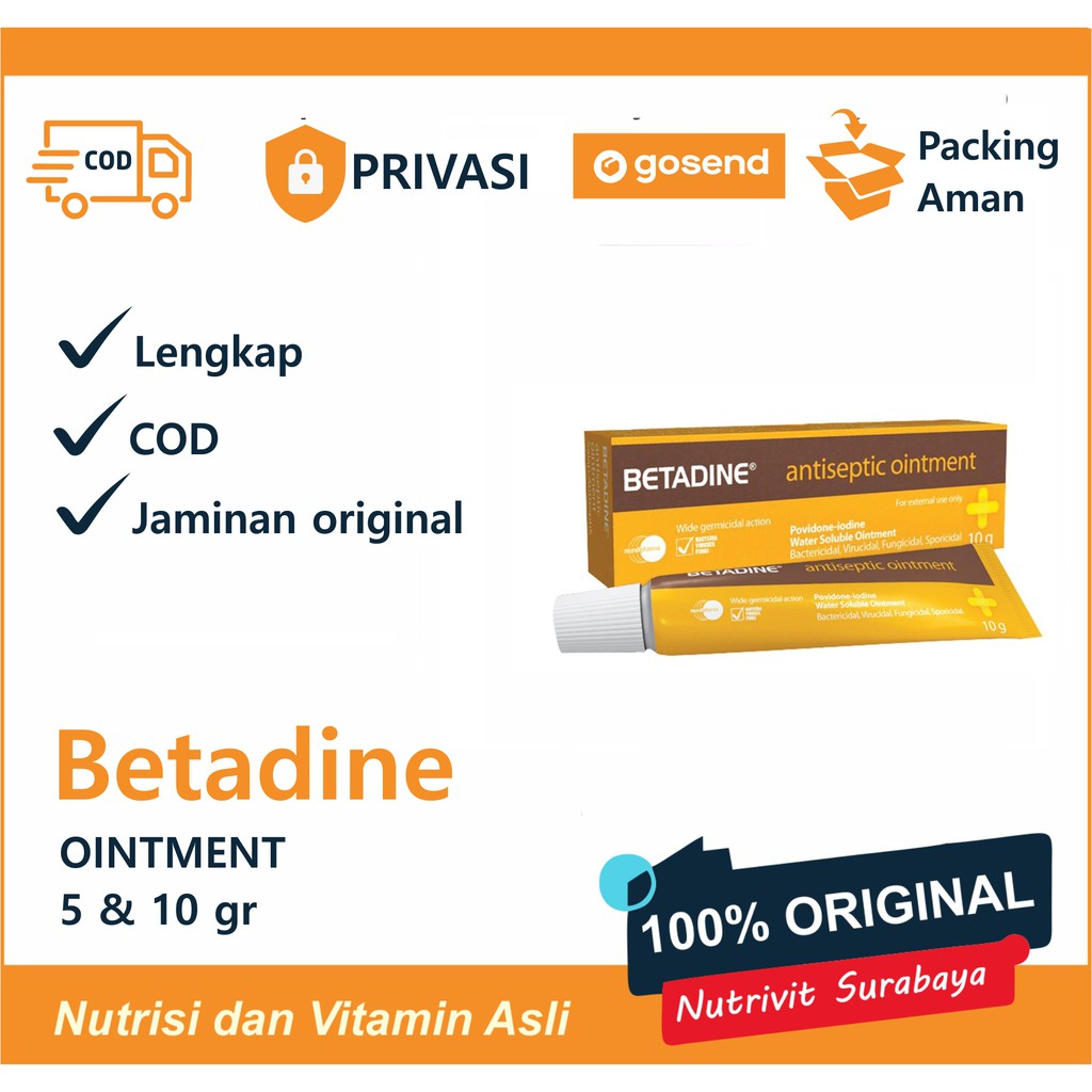 BETADINE OINT/ SALEP SEMUA UKURAN