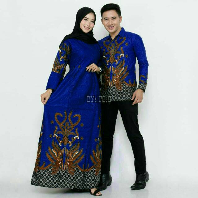 Maura Couple - Sania Ruffle Batik Couple Ori Ndoro Jowi