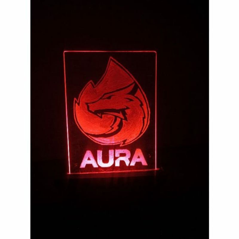 LAMPU HIAS AKRILIK LOGO E-SPORT / LAMPU TIDUR AKRILIK LOGO E-SPORT