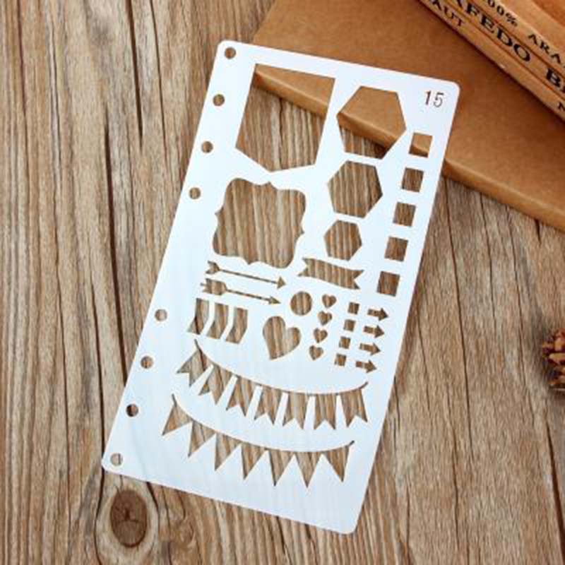 Stensil Cutting Dies Bahan Plastik Ukuran A6 Untuk Scrapbook