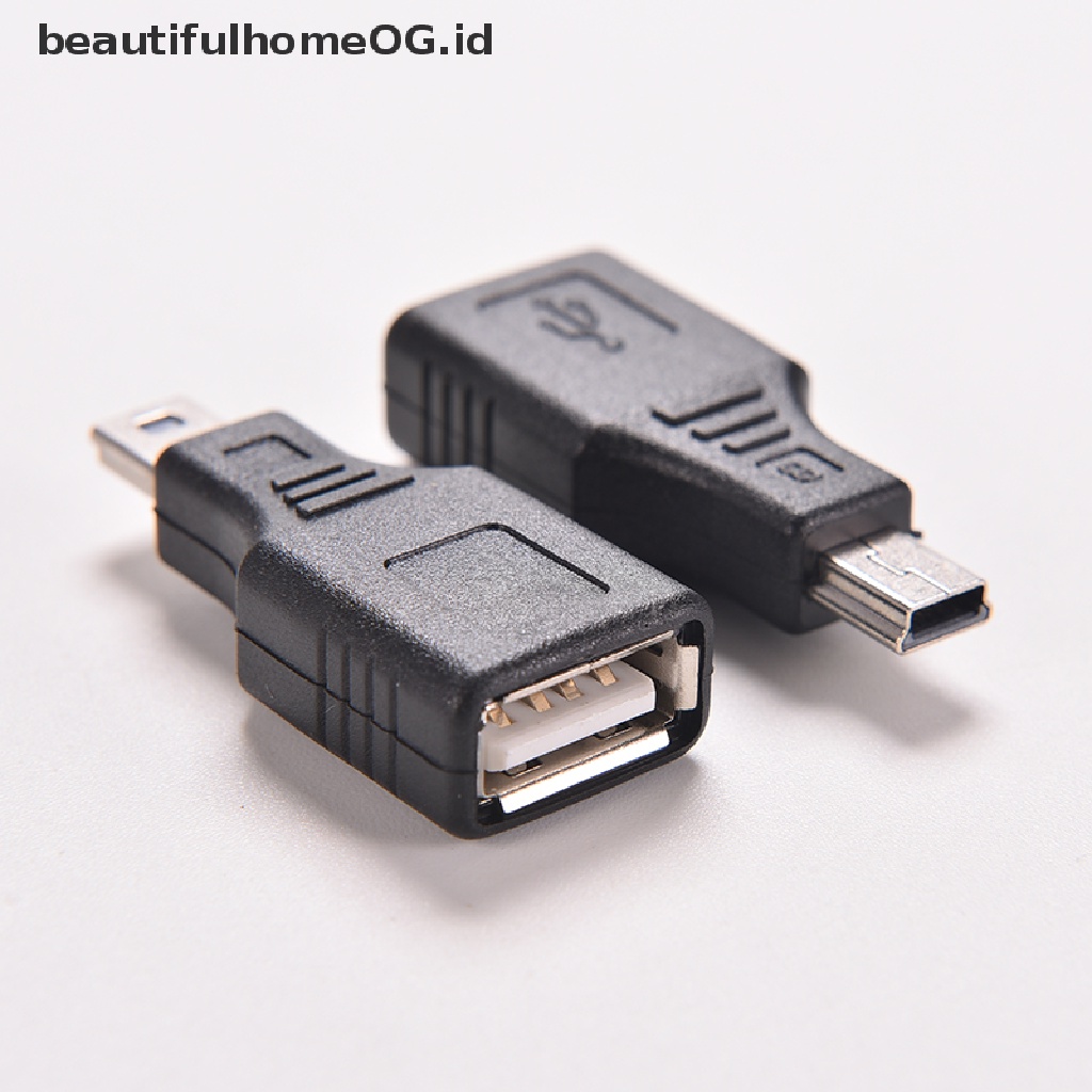 Adapter Kabel Hub USB 2.0 A Female Ke Mini USB B 5 Pin Male