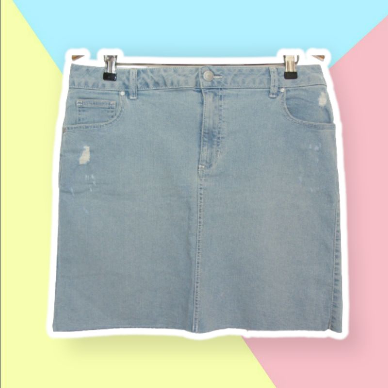 ROK JEANS WANITA BRANDED MURAH ANKO BIGSIZE JUMBO RBM-7915 - PILIH SIZE