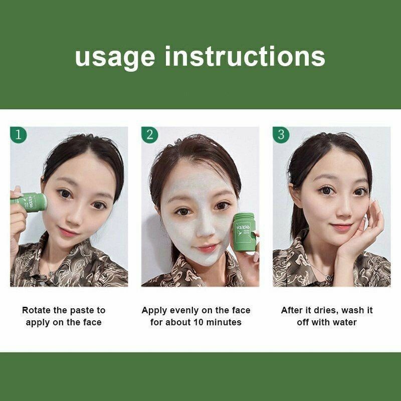 Green Mask Stick Median Masker Stik Komedo Green Tea Original