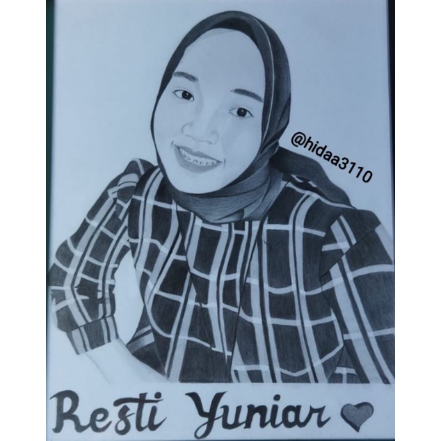 

SKETSA WAJAH / FACE SKETCH AMANAH 100%