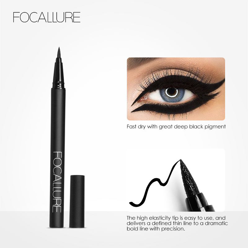 FOCALLURE Black eyeliner Tahan Lama Tahan Air FA13