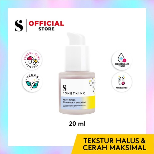 ✨ AKU MURAH ✨ SOMETHINC Revive Potion 3% Arbutin + Bakuchiol 20ml BPOM