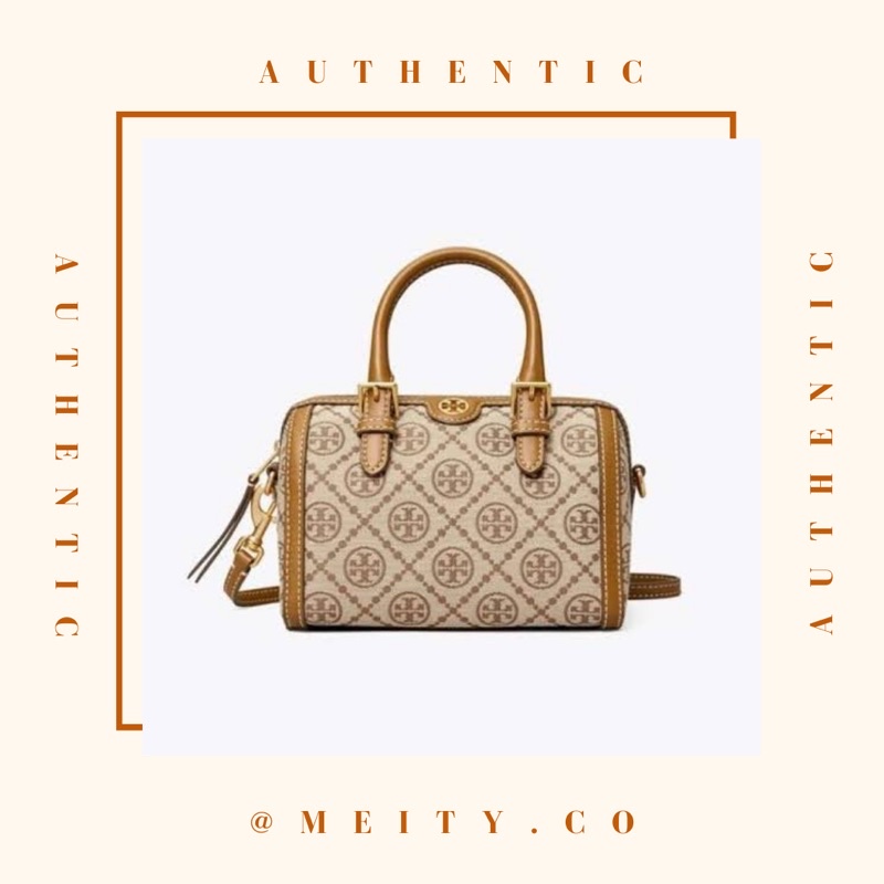 TB T Monogram Mini Barrel Bag
