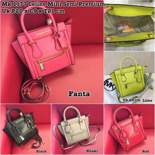 PROMO - TAS MK CELINE MINI TAIGA SEMI PREMIUM