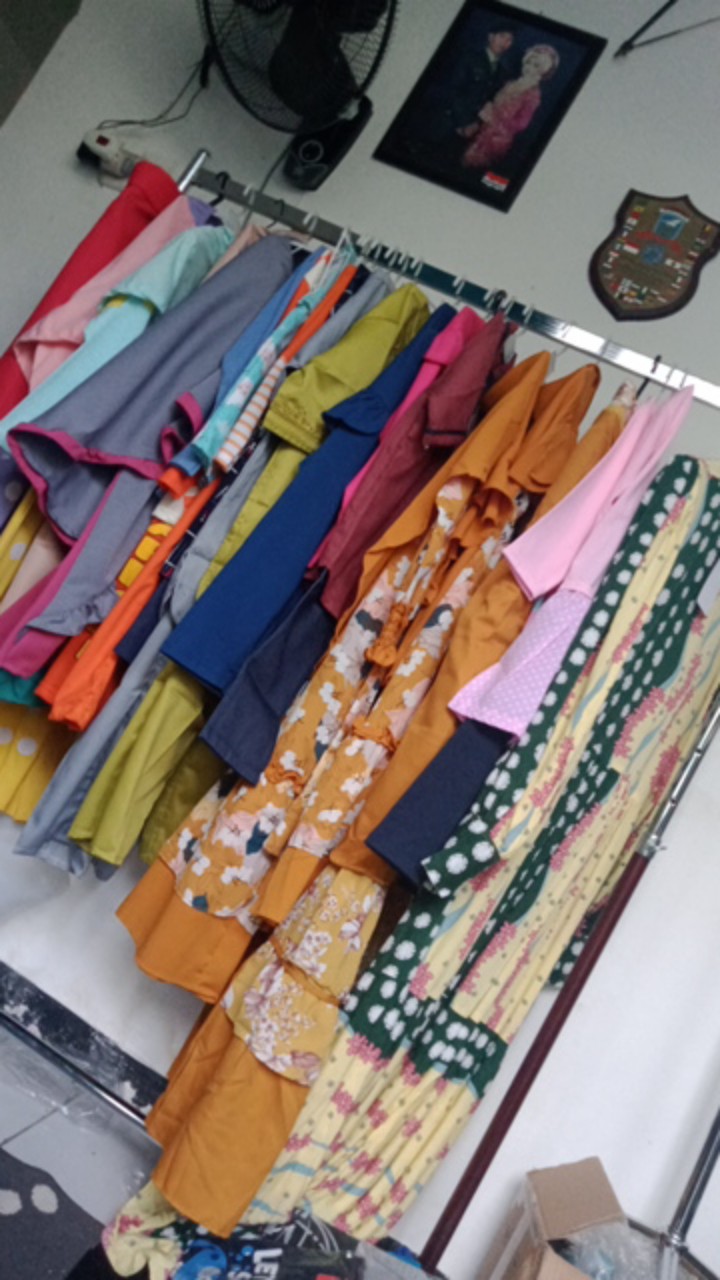 Hanger Gawang Baju Palang Kotak 120cm