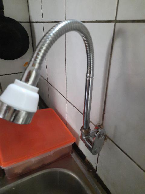 Kran Air - Kran Tembok Flexible - Kran Cuci Piring - Kran Sink Dapur - Murah