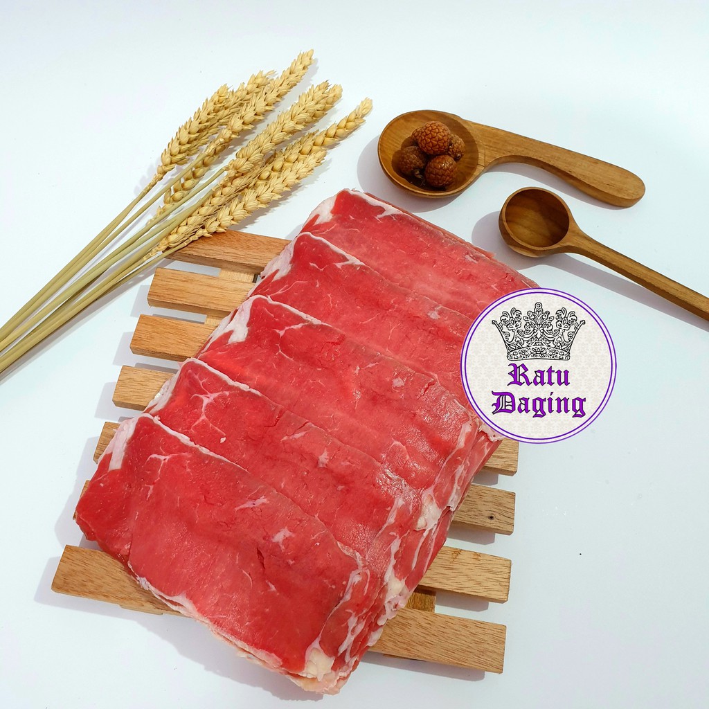 Jual Sukiyaki Non Fat / Daging Sapi Slice / Beef Slice @500gr Indonesia