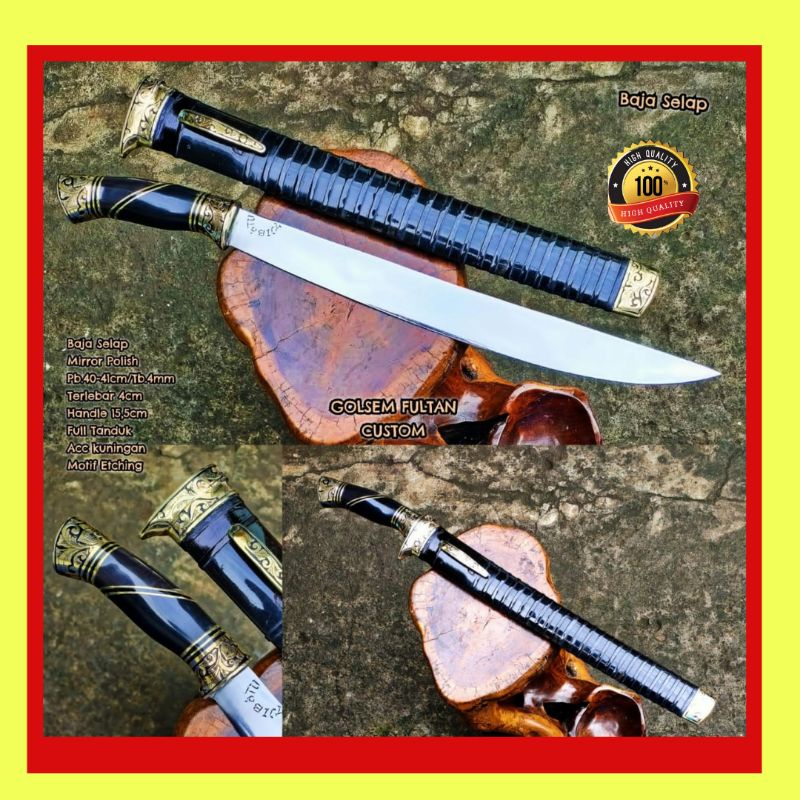 PISAU SEMBELIH FULTAN CUSTOM SUPER TAJAM