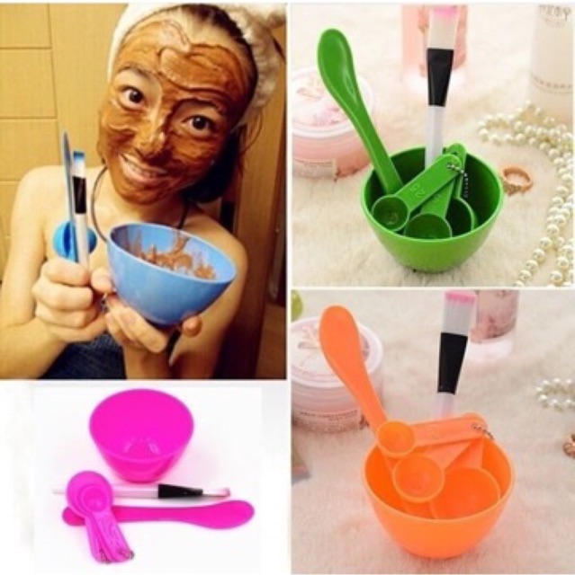 masker set / mangkok masker /kuas masker set