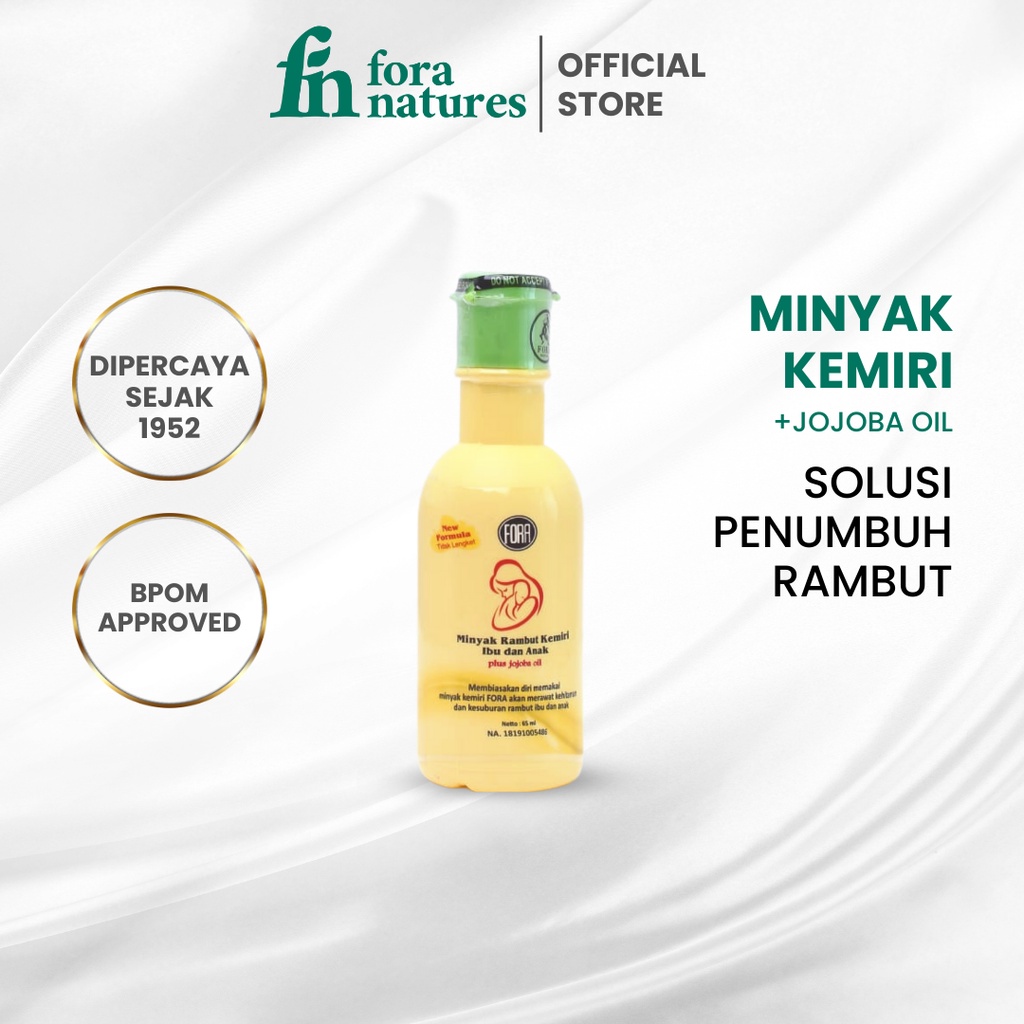 Jual Fora Natures Minyak Kemiri Penumbuh Rambut Bayi Dan Anak 65ml ...