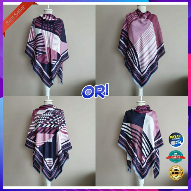 Termurah - [ 100% ORIGINAL ] Feyza Inci 27 Jilbab Turkey Motif Simple ( Preloved ) Jilbab Turkey Pre