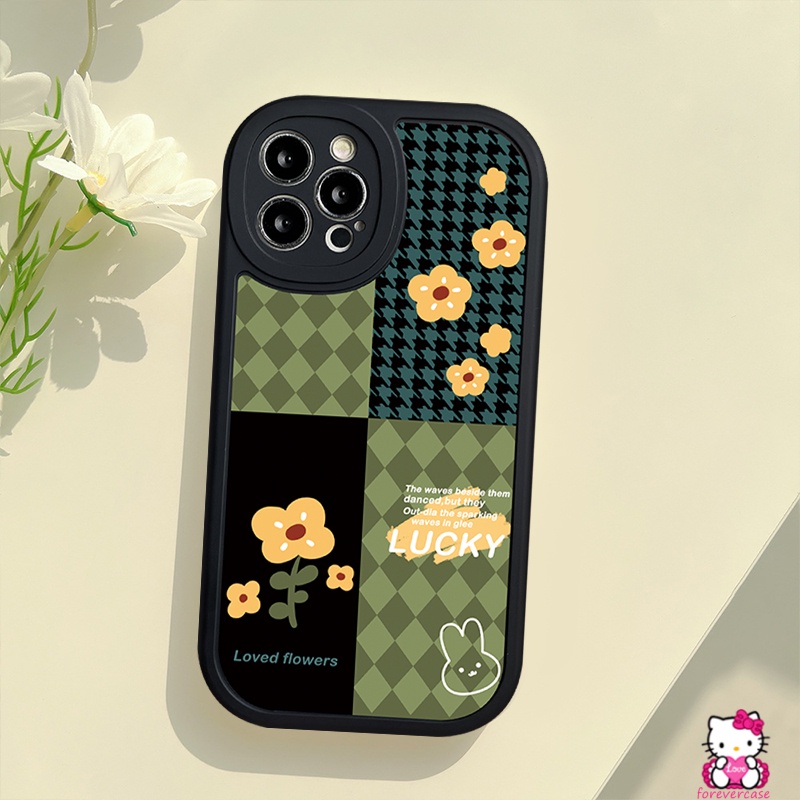 Case Motif Bunga Gaya Retro Untuk OPPO A76 A15 A96 A15s A57 2022 A5S A12 A3S A16K A9 A5 A1K A55 A94 A31 A16 A7 A92 A53 A5S A16 A33 A6 A3S A16F 7Z 436 4F 54 Az 6 Sarung Bantal Lembut