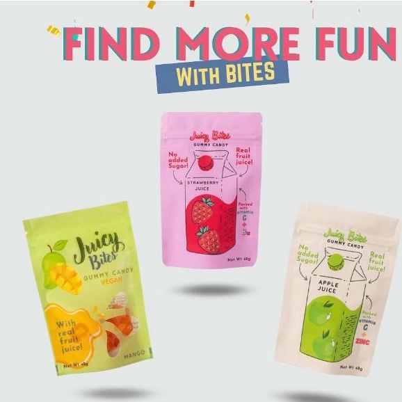 Sugar Free Vitamin Gummy Permen Gummy Bites Official / Permen 1 tahun / Yumearth / Yum Earth