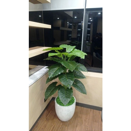 POHON TALES HIJAU ARTIFICIAL/BUNGA HIAS SUDUT/TANAMAN HIAS/BUNGA PLASTIK/BUNGA LATEK