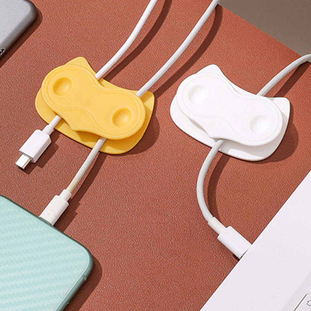 1pc Klip Kait Kabel Bentuk Kartun Burung Hantu Model seamless Untuk Dinding