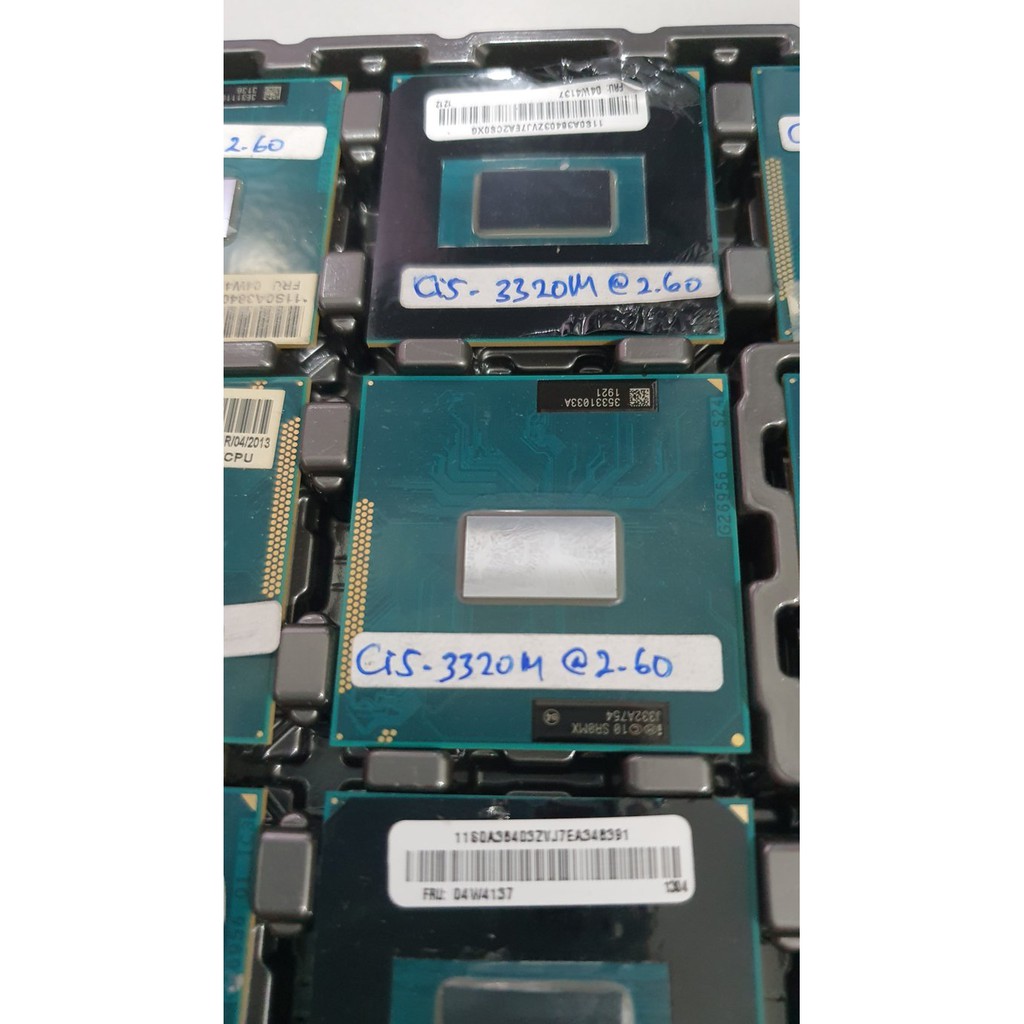 PROSESOR LAPTOP INTEL Ci5-3320 GHZ (cocok buat upgrade versi )