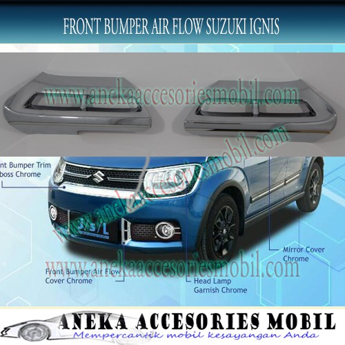 Front Bumper Air Flow Chrome / Bumper Depan Air Flow Suzuki Ignis