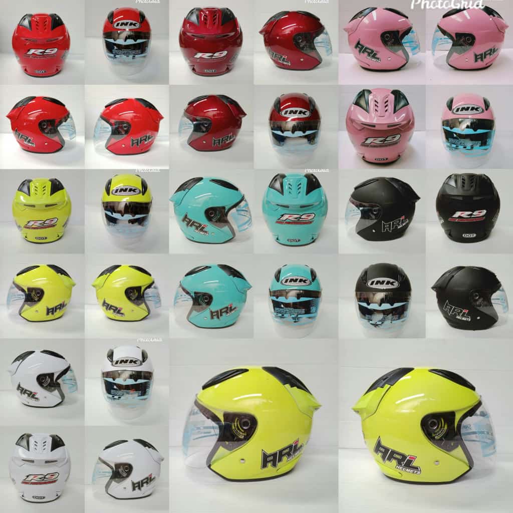 HELM R9 ARL (FREE PACKING KARDUS + STIKER)