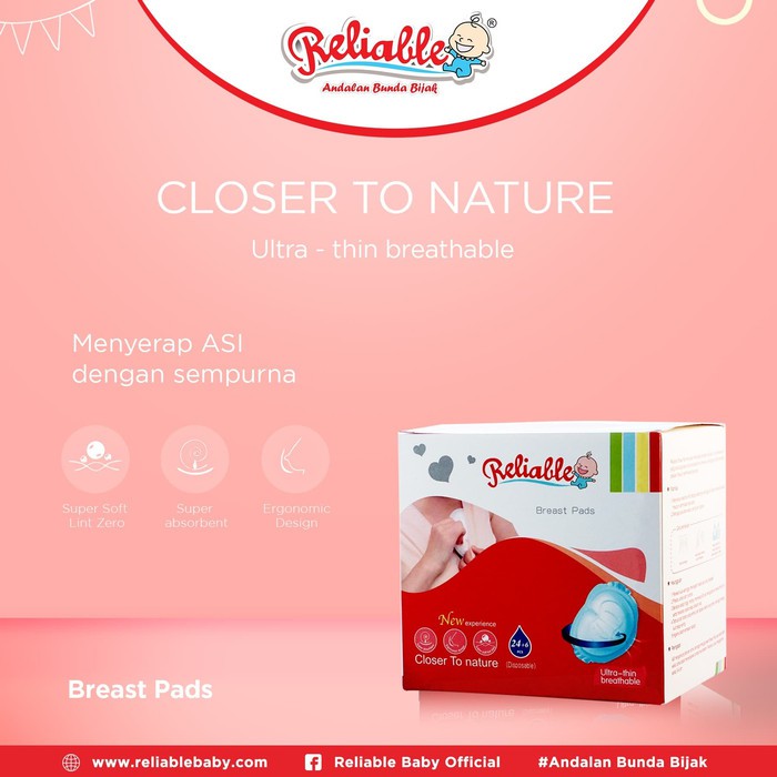 Makassar ! Breast Pad ASI Reliable 30 PCS
