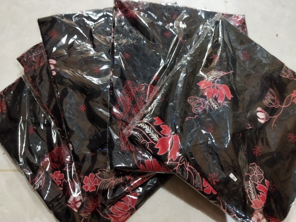 Couple Batik Keluarga || Setelan Couple Batik Ayah Ibu Anak Cewek