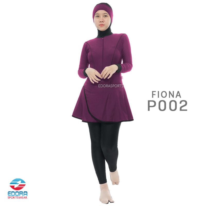 Baju Renang Muslim Wanita Dewasa FIONA FIT Muslimah EDORA