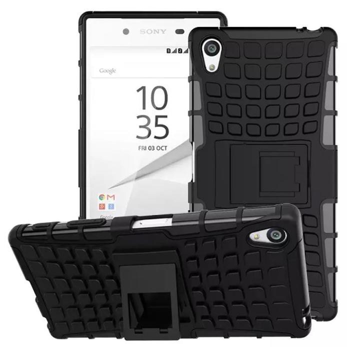 CHASING DAN COVER RUGGED ARMOR SONY XPERIA Z5 Z5+ PLUS PREMIUM DUAL CASE CASING COVER HP AMP_26