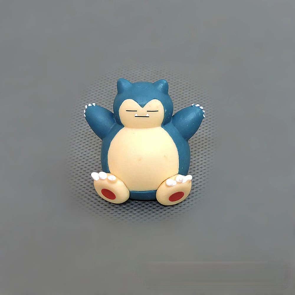 Mxbeauty 5pcs / Lot Mainan Action Figure Mini Karakter Kartun Pokemon Snorlax Ukuran 4cm Untuk Anak