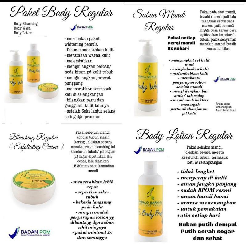 bimbalo bapalalo reguler