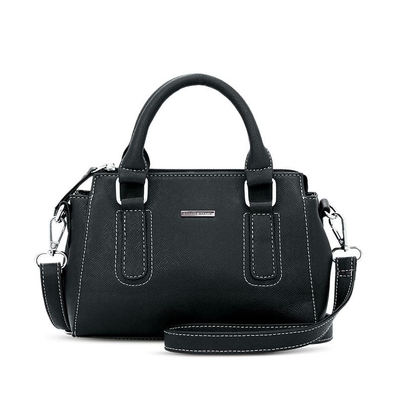 TAS SELEMPANG WANITA SOPHIE MARTIN HITAM KULIT KERJA CAMELOT T4829B5 A