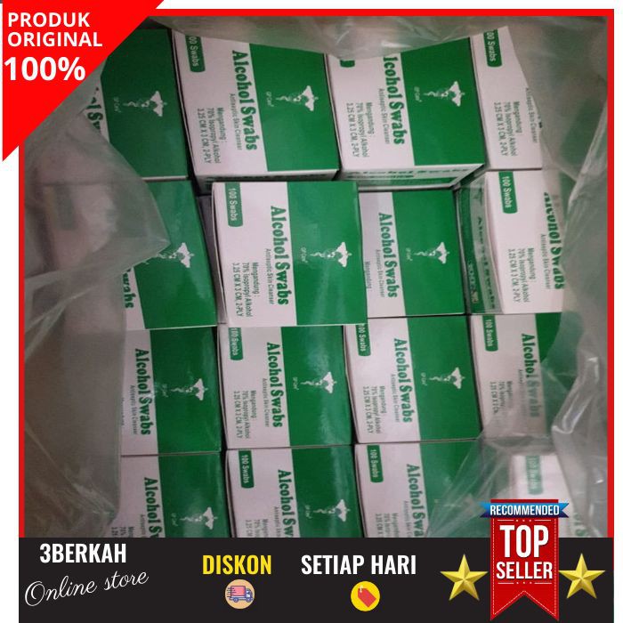 Alcohol Pad Alkohol Swab Tisu Alcohol Swabs Alcohol Tissue isi 100 C13