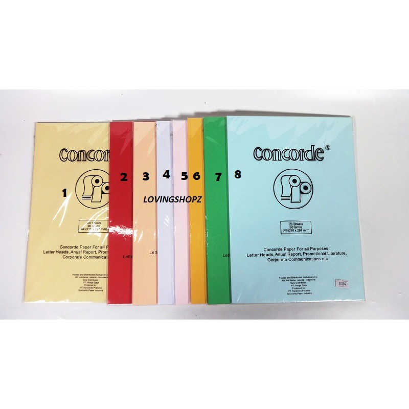 

Kertas Concorde A4 90 gr/m2
