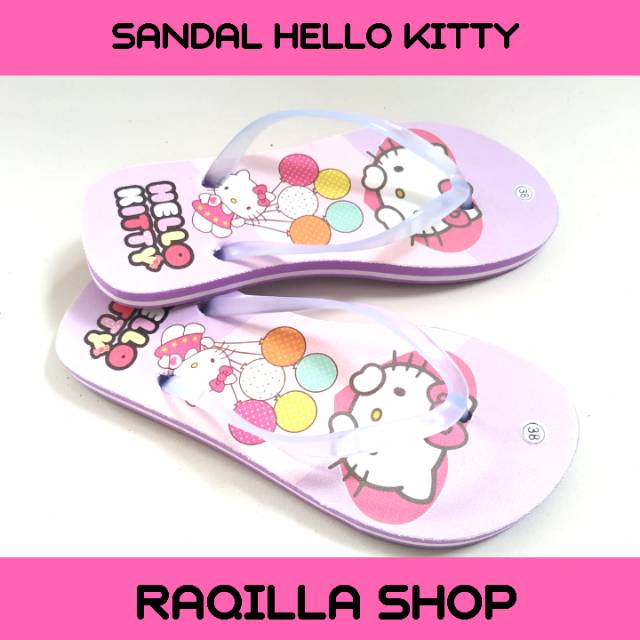 Sandal anak kartun LOL / LARVA / SUPERMAN / ULTRAMAN / DORAEMON / HELLO KITTY / MICKEY MOUSE