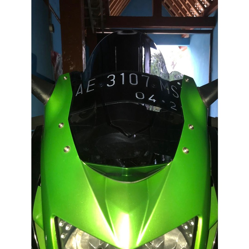 Aksesoris Variasi Windshield Visor Kawasaki Ninja 150 New RR JENONG
