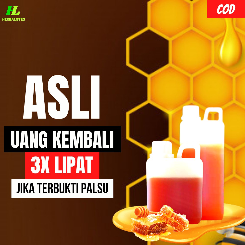 

Madu Asli Hutan Multiflora Murni Sumbawa Nusantara 100 % Original Alami Pure Honey No Label