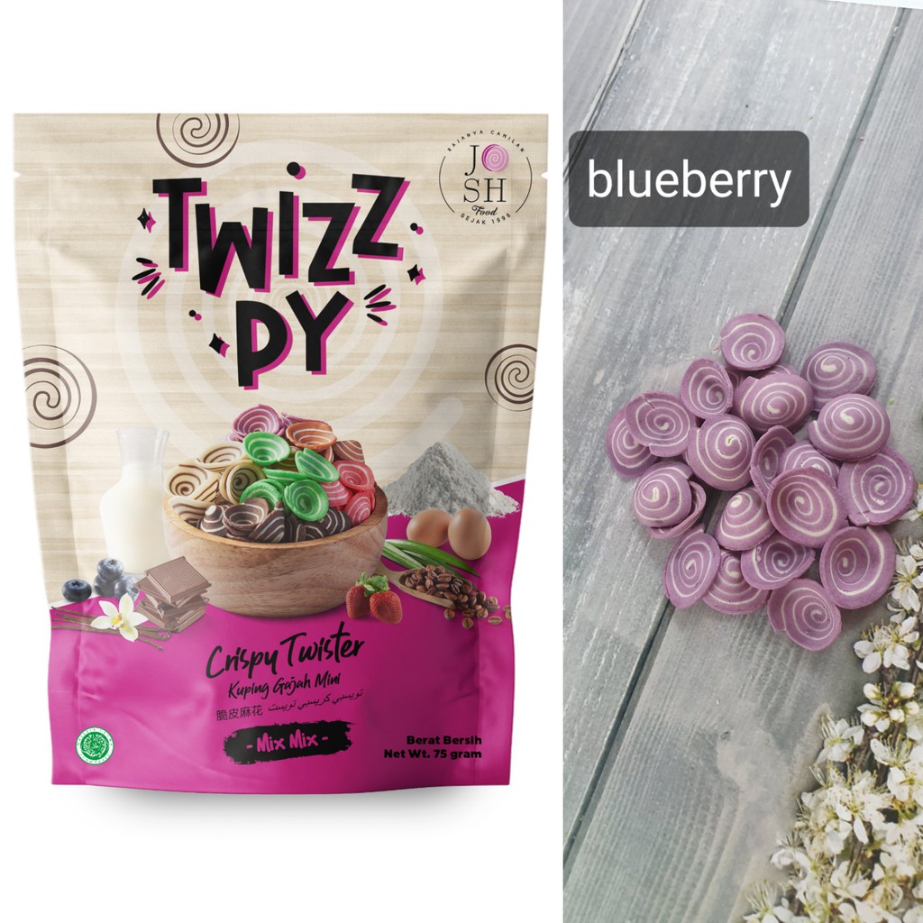 

JOSHFOOD TWIZZPY BLUEBERRY 75 GRAM