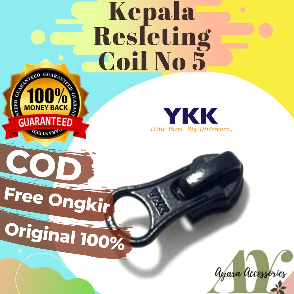 KEPALA RESLETING YKK COIL VARIASI NO 5C